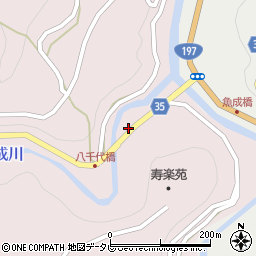 愛媛県西予市城川町魚成7066周辺の地図