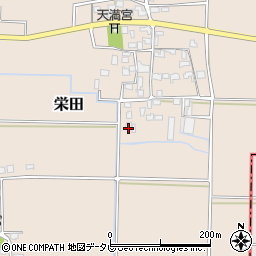 福岡県三井郡大刀洗町栄田2923周辺の地図