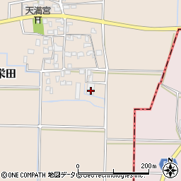 福岡県三井郡大刀洗町栄田3122周辺の地図