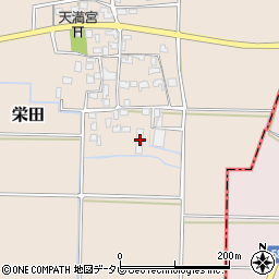 福岡県三井郡大刀洗町栄田2933周辺の地図