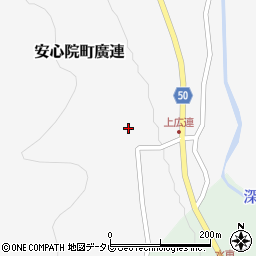 大分県宇佐市安心院町廣連190周辺の地図