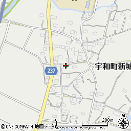 愛媛県西予市宇和町新城1056周辺の地図