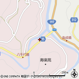 愛媛県西予市城川町魚成7061周辺の地図