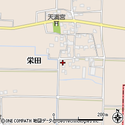 福岡県三井郡大刀洗町栄田2924周辺の地図