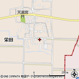 福岡県三井郡大刀洗町栄田2932周辺の地図