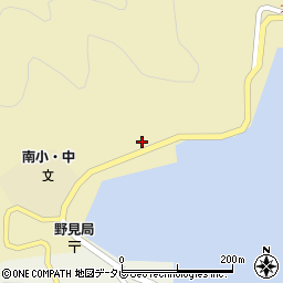 高知県須崎市大谷223周辺の地図