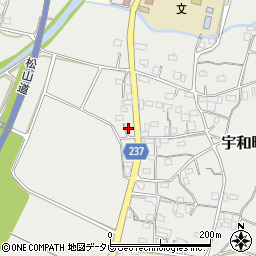 愛媛県西予市宇和町新城927-2周辺の地図