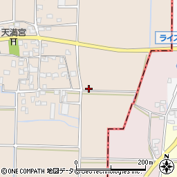 福岡県三井郡大刀洗町栄田3133周辺の地図