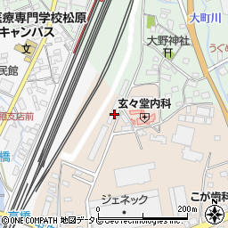 西松浦通運株式会社　鳥栖営業所周辺の地図