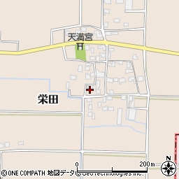 福岡県三井郡大刀洗町栄田2713周辺の地図