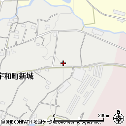 愛媛県西予市宇和町新城1224周辺の地図