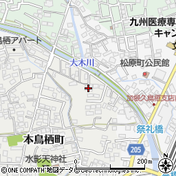 福山建築周辺の地図