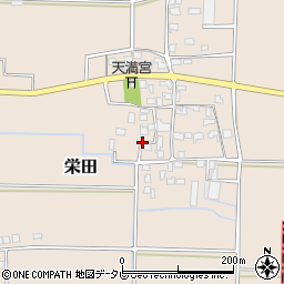 福岡県三井郡大刀洗町栄田2714周辺の地図