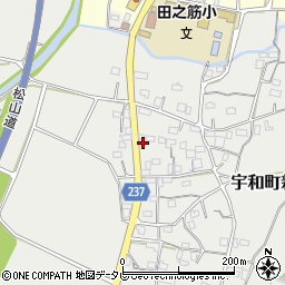 愛媛県西予市宇和町新城1027周辺の地図