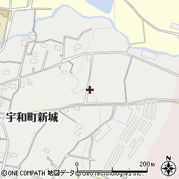 愛媛県西予市宇和町新城1225周辺の地図