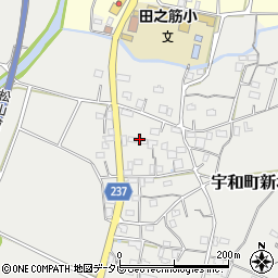 愛媛県西予市宇和町新城1031周辺の地図
