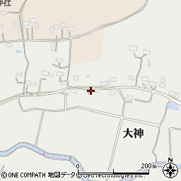 大分県速見郡日出町大神718周辺の地図