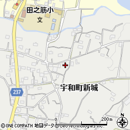 愛媛県西予市宇和町新城1015周辺の地図