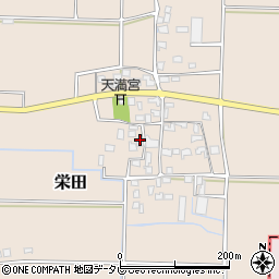 福岡県三井郡大刀洗町栄田2722周辺の地図