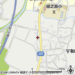 愛媛県西予市宇和町新城933周辺の地図