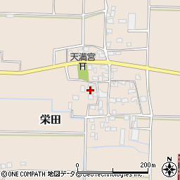 福岡県三井郡大刀洗町栄田2723周辺の地図