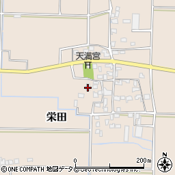 福岡県三井郡大刀洗町栄田2747-4周辺の地図