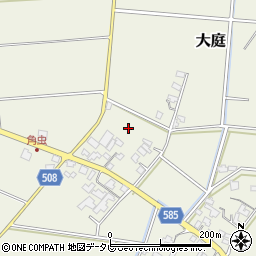 福岡県朝倉市大庭3168-3周辺の地図