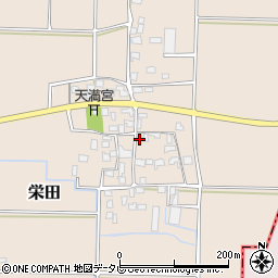 福岡県三井郡大刀洗町栄田2705周辺の地図