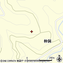 高知県高岡郡梼原町仲洞4656周辺の地図