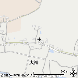 大分県速見郡日出町大神758周辺の地図