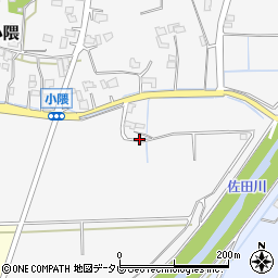 福岡県朝倉市小隈717周辺の地図