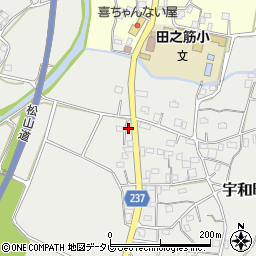 愛媛県西予市宇和町新城935周辺の地図