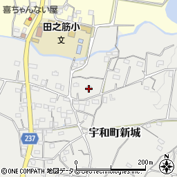 愛媛県西予市宇和町新城1012周辺の地図