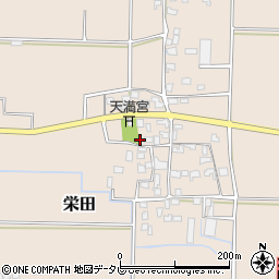 福岡県三井郡大刀洗町栄田2724周辺の地図