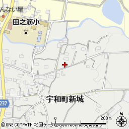 愛媛県西予市宇和町新城1137周辺の地図