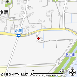 福岡県朝倉市小隈716周辺の地図