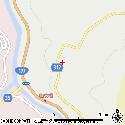 愛媛県西予市城川町嘉喜尾4756周辺の地図
