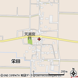 福岡県三井郡大刀洗町栄田2729周辺の地図