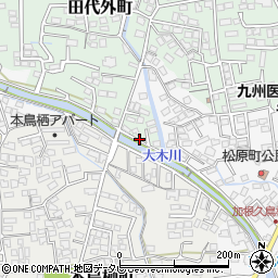 川原田橋周辺の地図