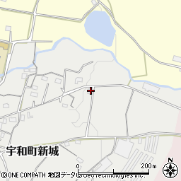 愛媛県西予市宇和町新城1235周辺の地図