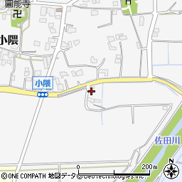 福岡県朝倉市小隈706周辺の地図