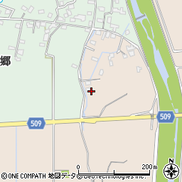 福岡県三井郡大刀洗町栄田857周辺の地図