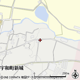 愛媛県西予市宇和町新城1214周辺の地図