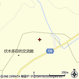 大分県日田市伏木町周辺の地図