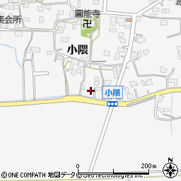 福岡県朝倉市小隈842周辺の地図