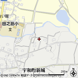 愛媛県西予市宇和町新城1145-1周辺の地図