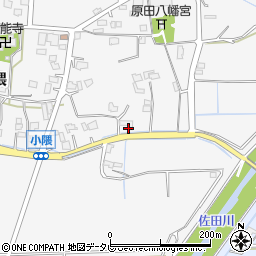 福岡県朝倉市小隈705-3周辺の地図