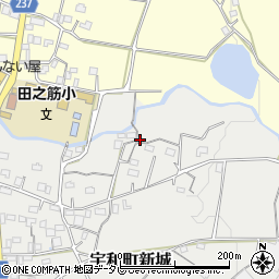 愛媛県西予市宇和町新城1147周辺の地図