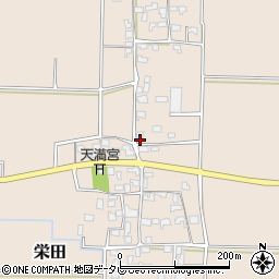 福岡県三井郡大刀洗町栄田2606周辺の地図