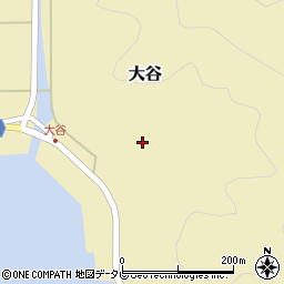 高知県須崎市大谷737周辺の地図